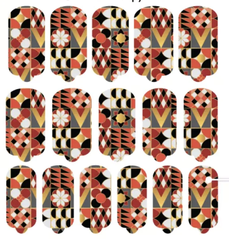 Nagelfolie Elochnye Igrushki - Nail Wraps by Provocative Nails