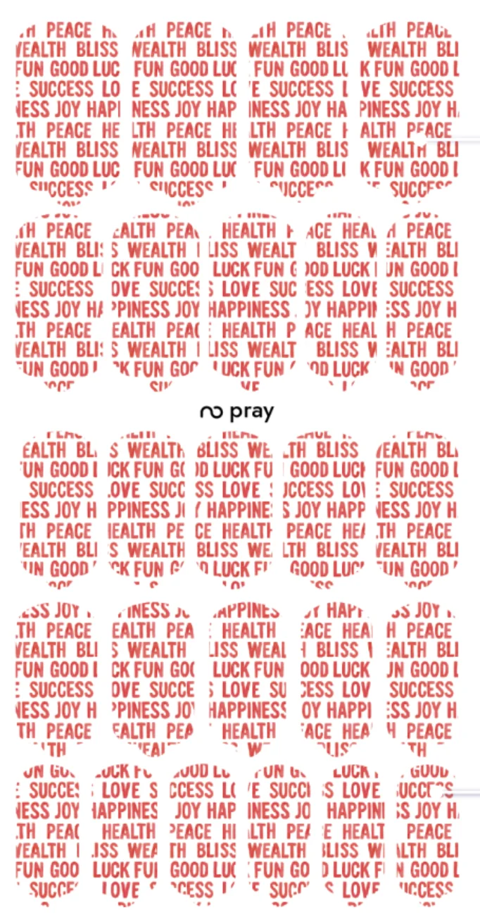 Nagelfolie Pray - Nail Wraps by Provocative Nails
