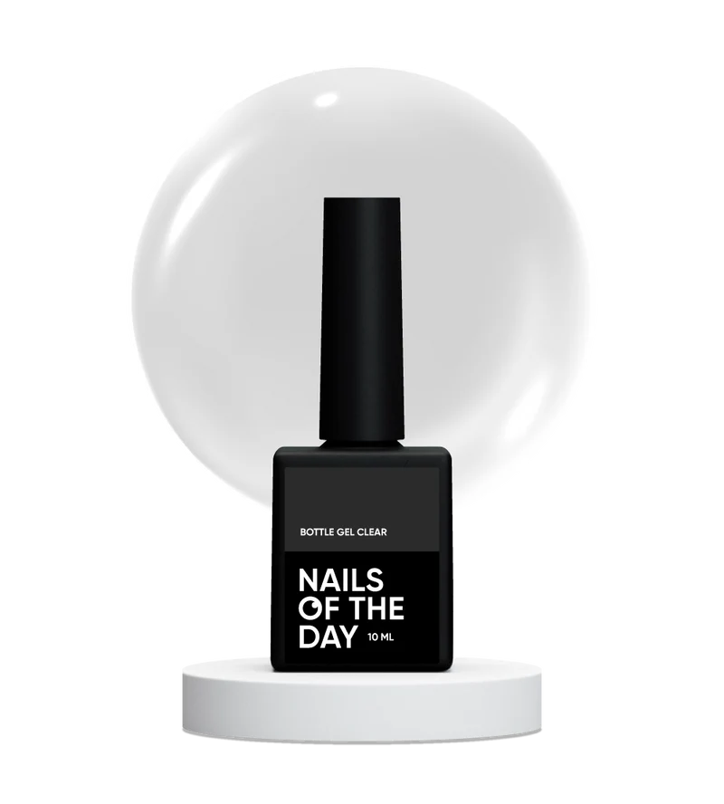 CLEAR - Bottle Gel 10ml NAILS OF THE DAY