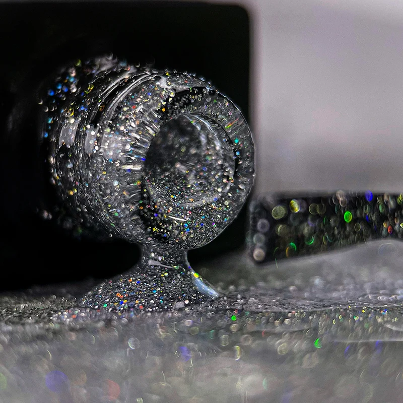 Holographic Reflective - Top Coat (No Wipe) 10ml NAILS OF THE DAY