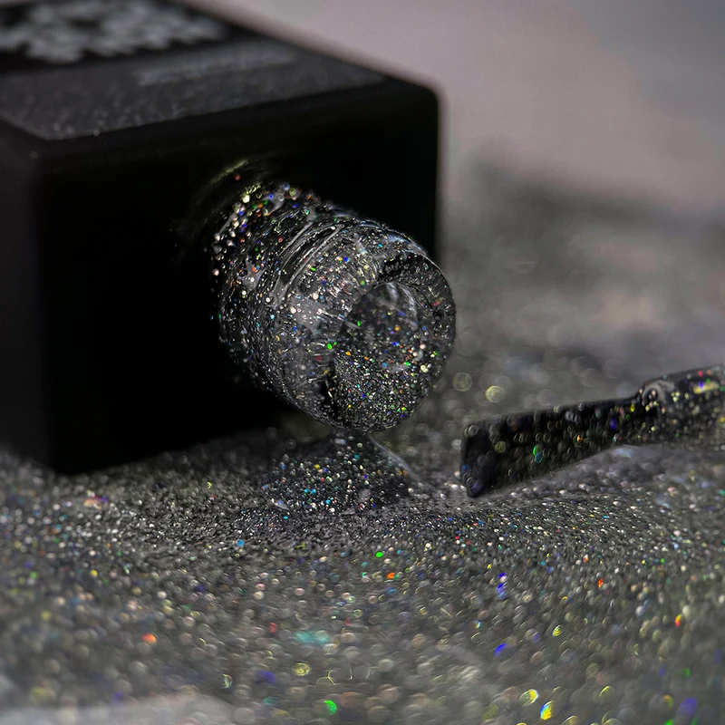 Holographic Reflective - Top Coat (No Wipe) 10ml NAILS OF THE DAY