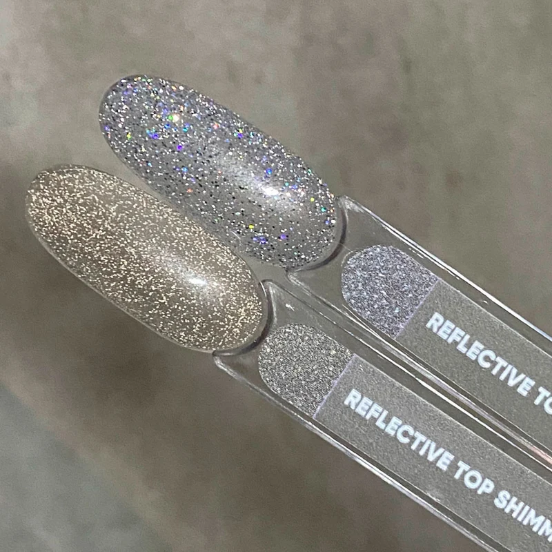 Holographic Reflective - Top Coat (No Wipe) 10ml NAILS OF THE DAY