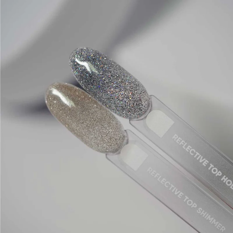 Holographic Reflective - Top Coat (No Wipe) 10ml NAILS OF THE DAY