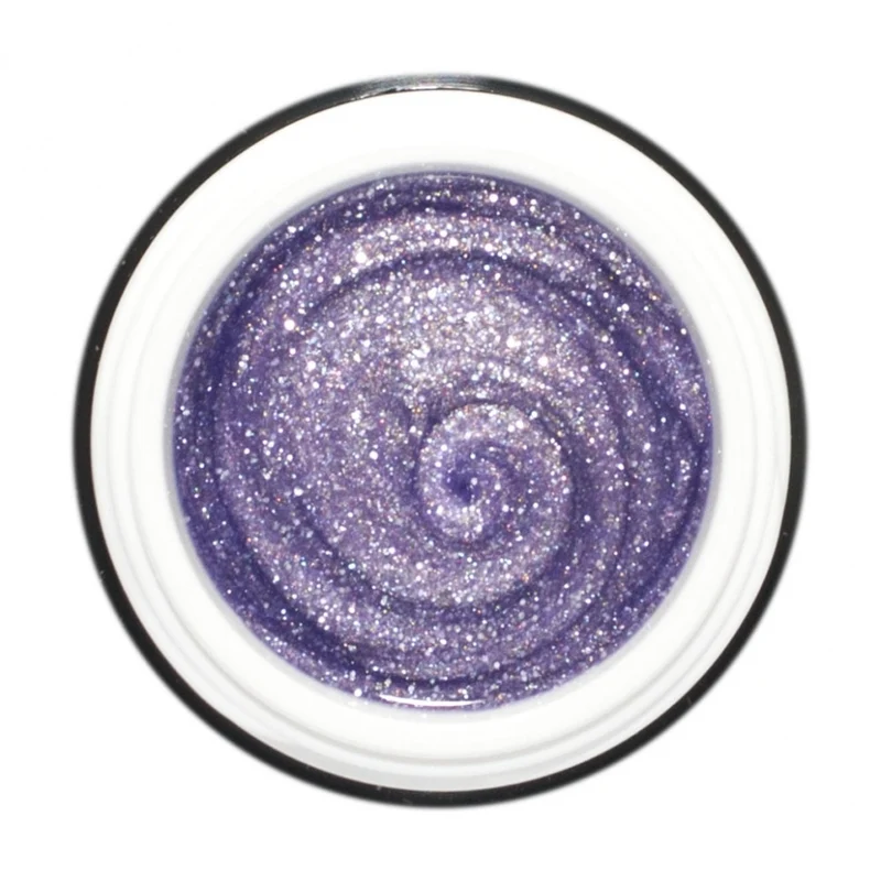 Farbgel von Mr. Stilett "Flieder Glitter" 5ml