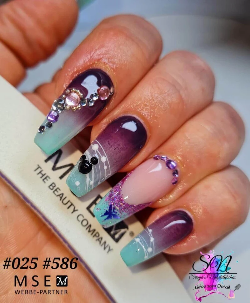 #025 Premium-PURE Color Gel 5ml Leicht grünlich dunkler Fliederton