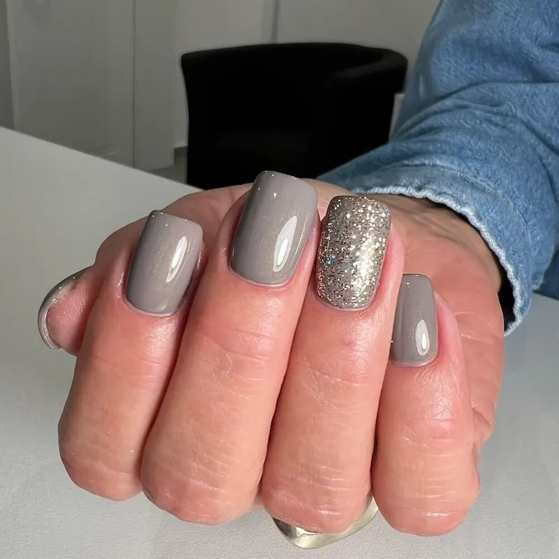 #023 Premium-EFFEKT Color Gel 5ml Elegantes Graubraun mit dezentem Perlglanz