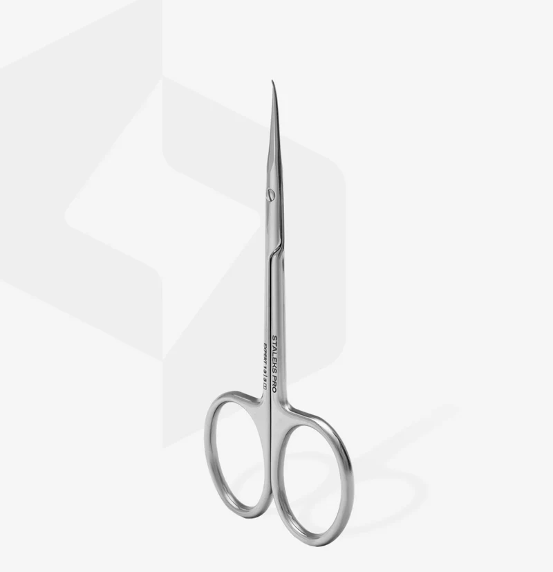 Für Linkshänder mit gebogener Spitze Hautschere EXPERT 13 (SE-13) 19 mm STALEKS