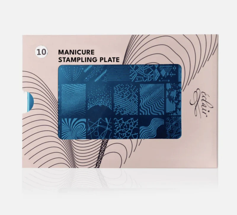 10 MODERN GEOMETRIC - Stamping Schablone ECLAIR