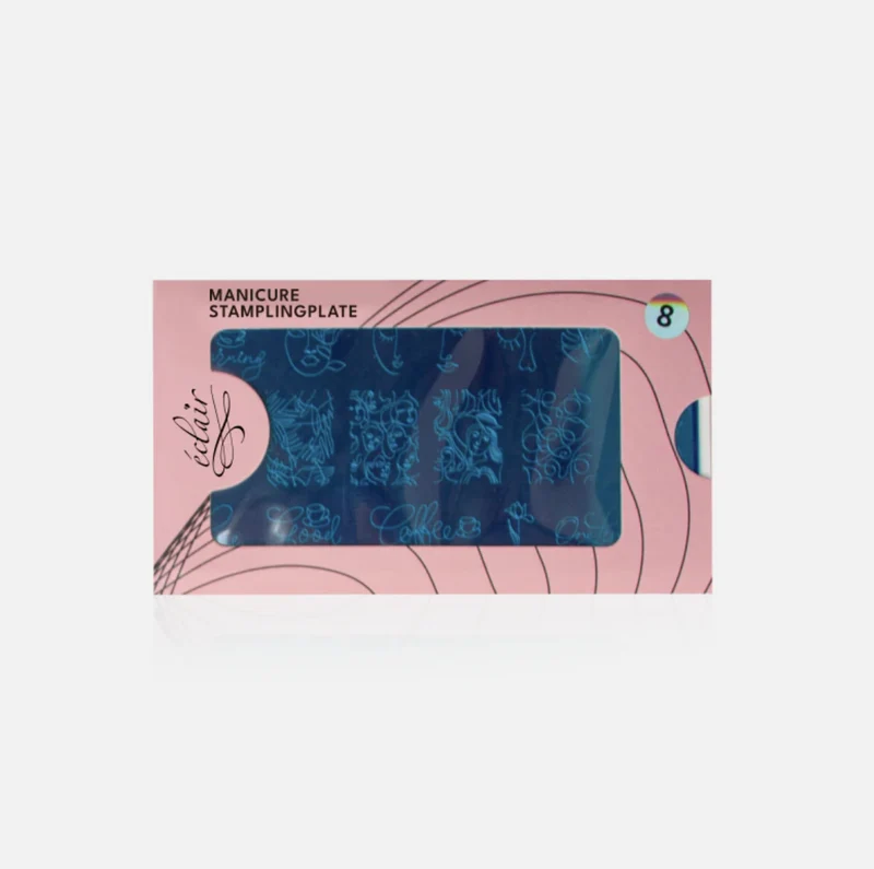 08 FASHION - Stamping Schablone ECLAIR