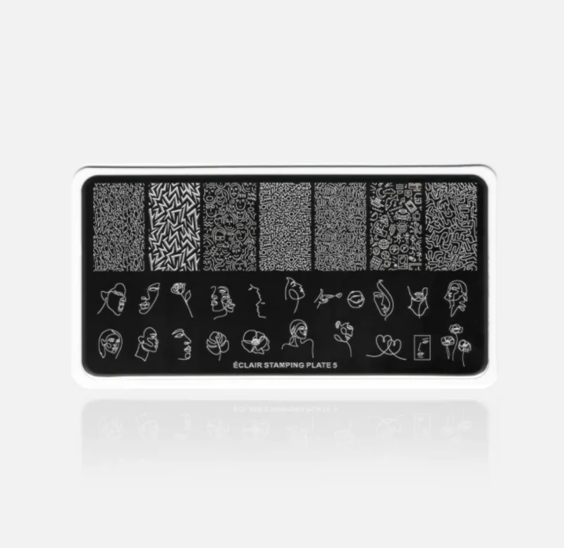 05 ART - Stamping Schablone ECLAIR