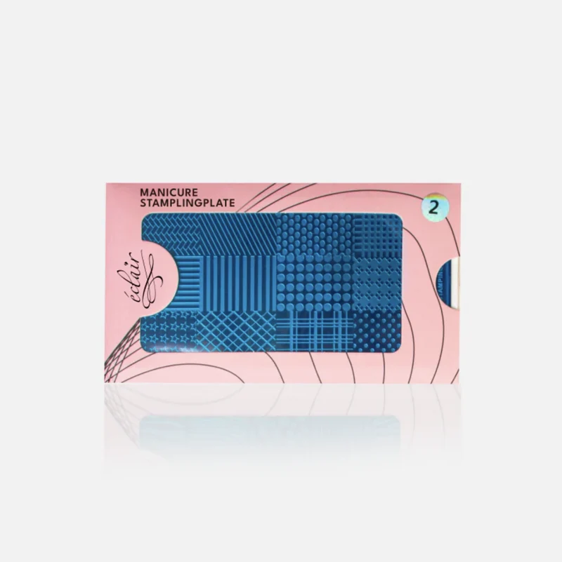 02 GEOMETRIC - Stamping Schablone ECLAIR