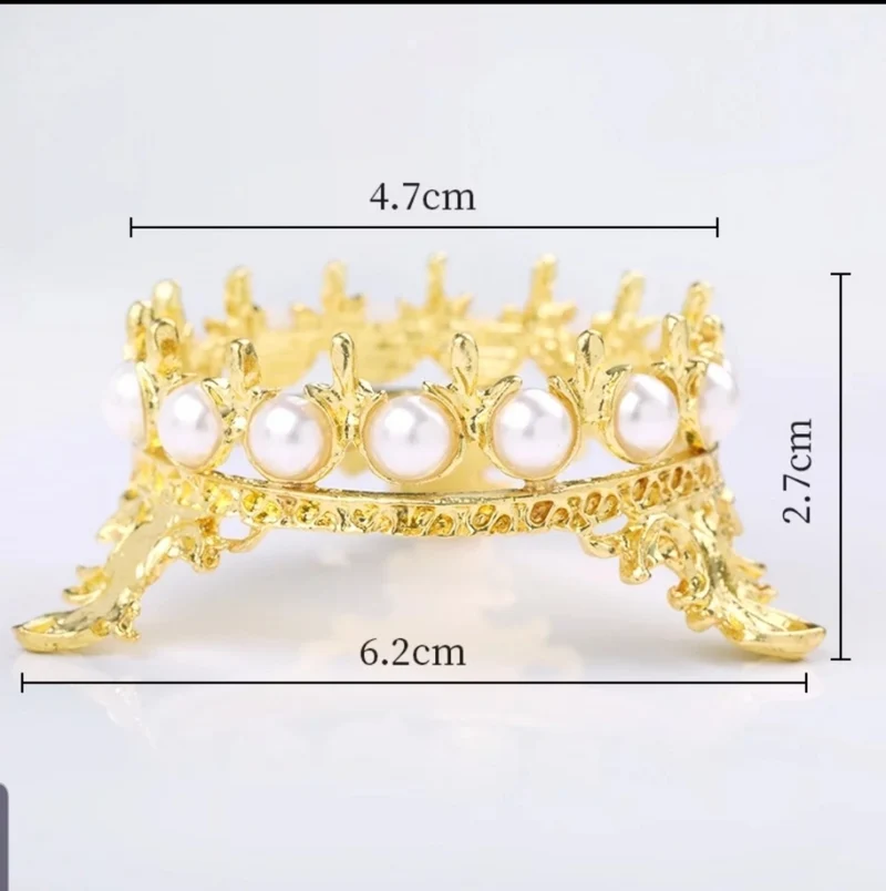 Pinselhalter Krone gold