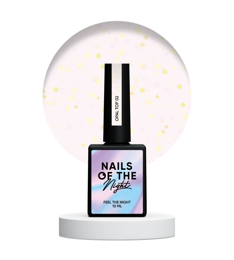 02 Opal - Top Coat (No Wipe, No UV) 10ml NAILS OF THE DAY