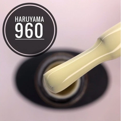 Haruyama Yellow cream gel nail polish 960