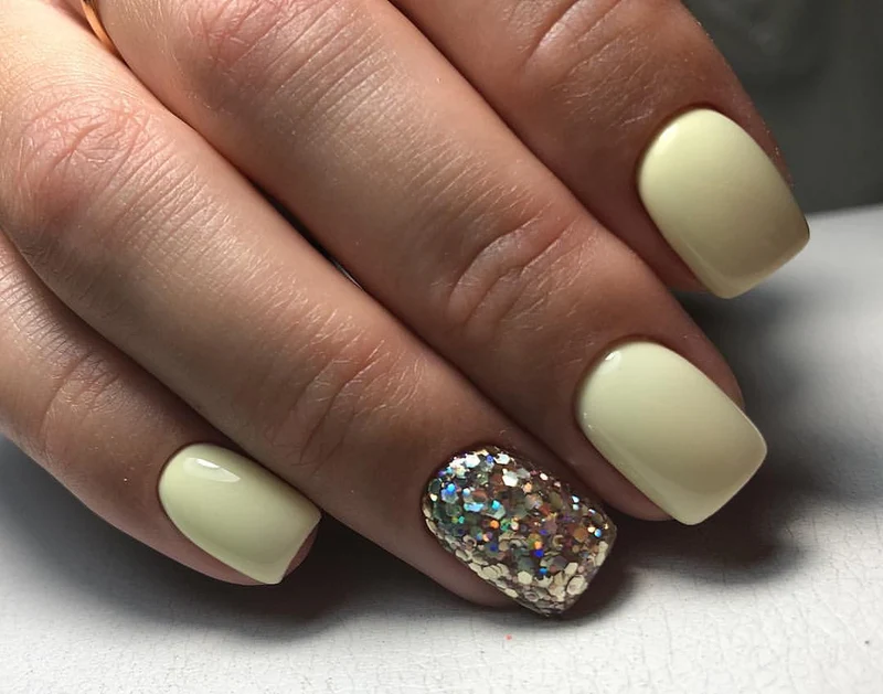 Haruyama Yellow cream gel nail polish 960