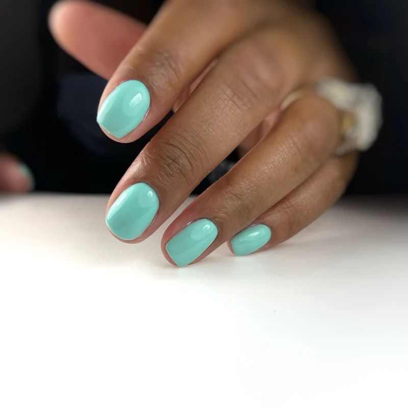 Haruyama Green gel nail polish BA302