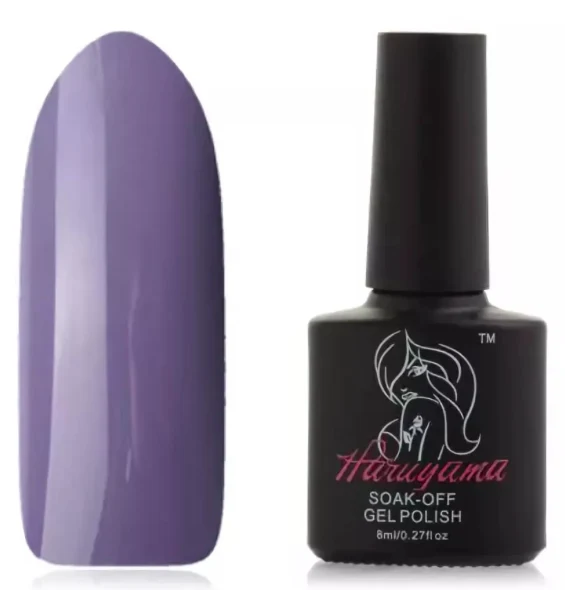 Haruyama Purple gel nail polish 415