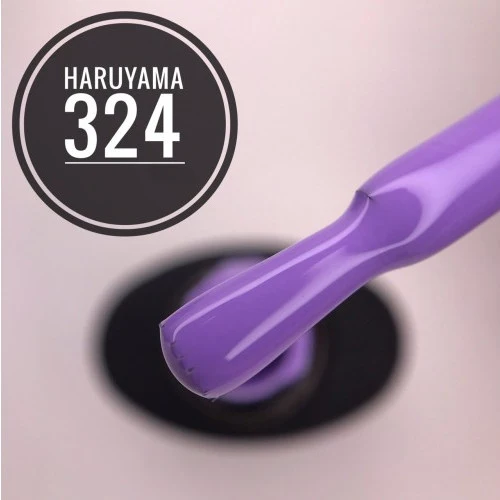 Haruyama Purple gel nail polish 324