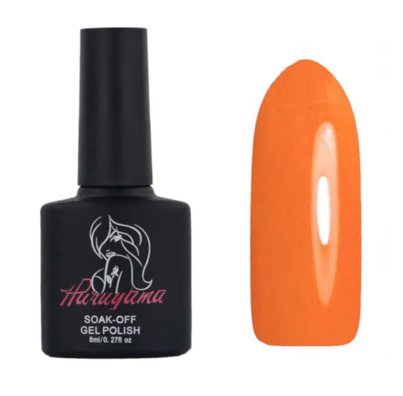 Haruyama Autumn orange gel nail polish Aut 02