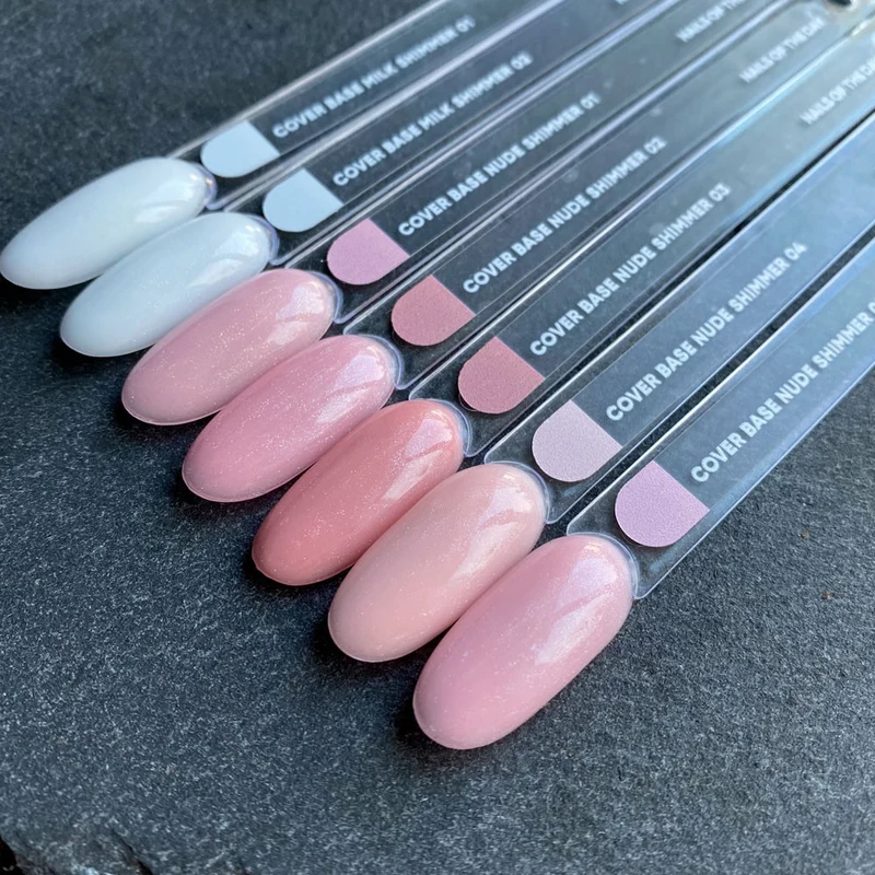02 MILK Shimmer - Cover Base Coat 10ml NAILS OF THE DAY