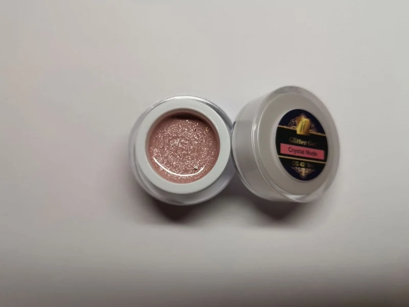Glitter Gel "Crystal Nude" 5ml (TPO/HEMA-free)
