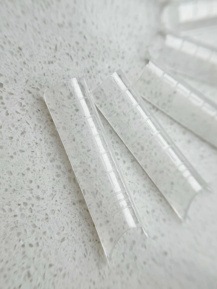 Dualtips (flussige Nageltips) mit idealer C-Kurve klar 12St
