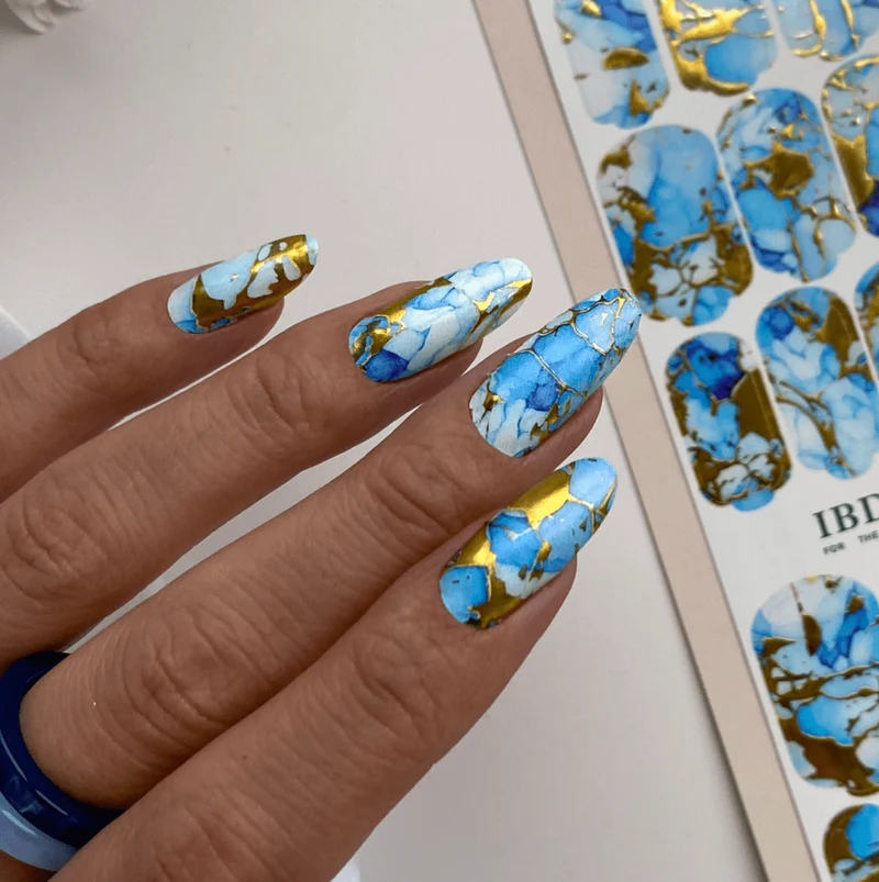 21 BLUE MAGIC - Nail Wraps IBDI Nails