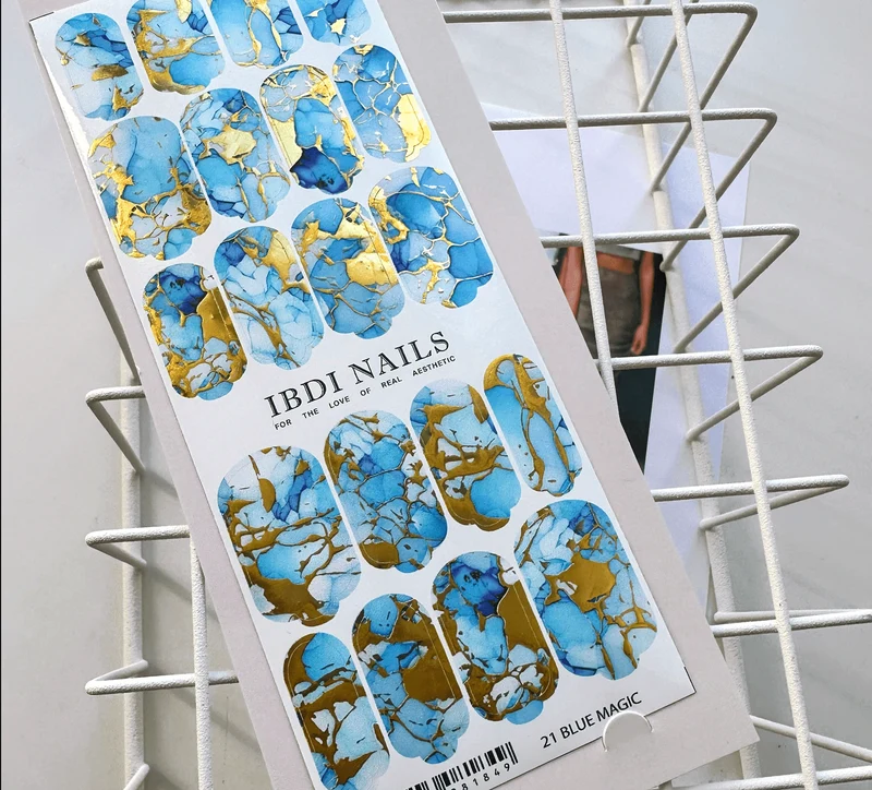 21 BLUE MAGIC - Nail Wraps IBDI Nails