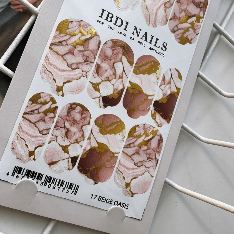 17 BEIGE OASIS - Nail Wraps IBDI Nails