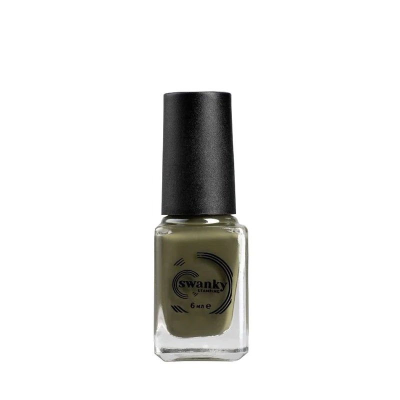 Swanky Stamping polish, olive khaki S37