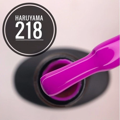 Haruyama Purple gel nail polish 218