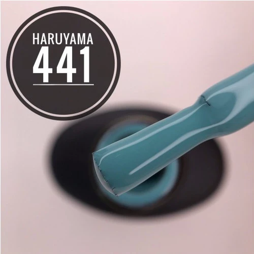 Haruyama Blue / Green gel nail polish 441