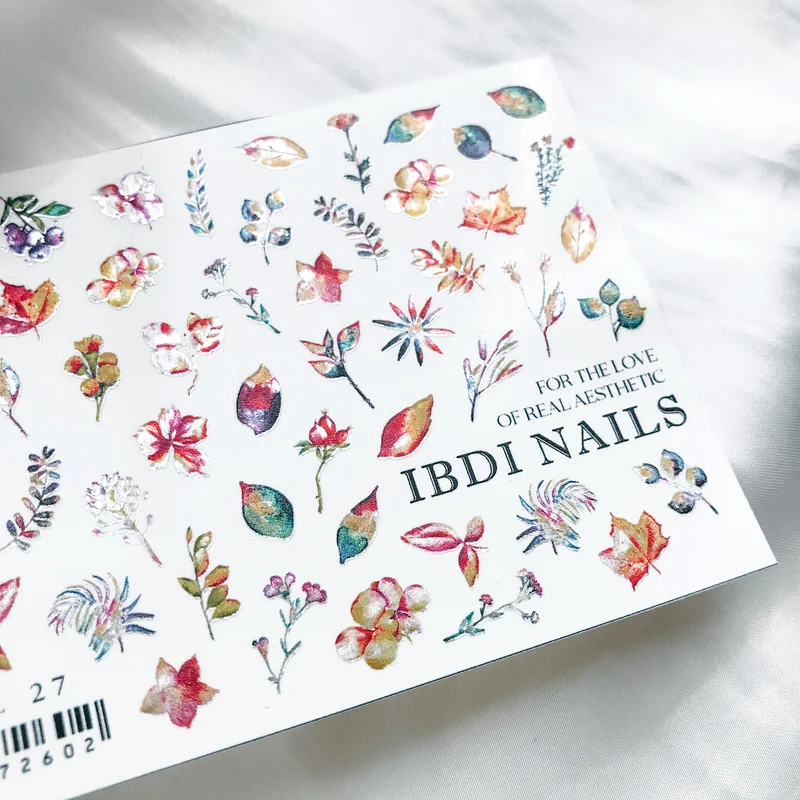 IBDI Foil leaf nail decals / sliders #Air Foil 27