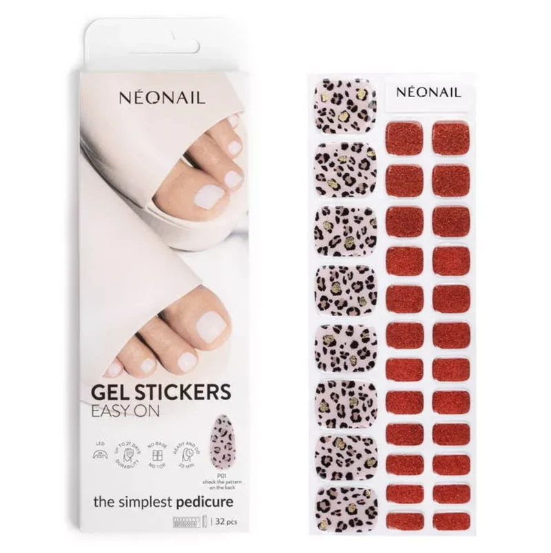 P01 - PEDIKÜRE GEL STICKERS EASY ON (Gel Wraps) NEONAIL