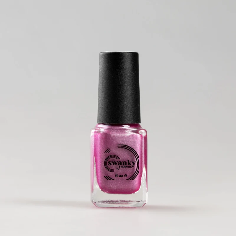 Swanky Stamping polish, metallic pink M121