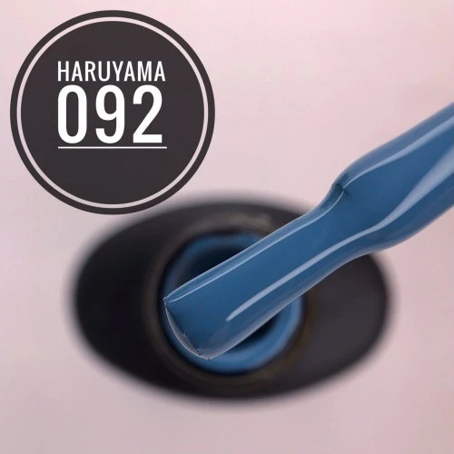 Haruyama Blue gel nail polish 092