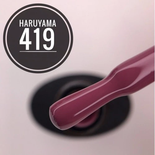 Haruyama Red gel nail polish 419