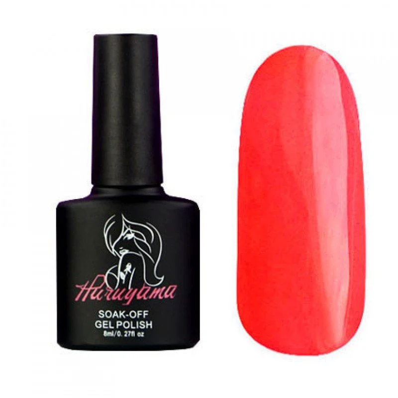 Haruyama Red gel nail polish 322