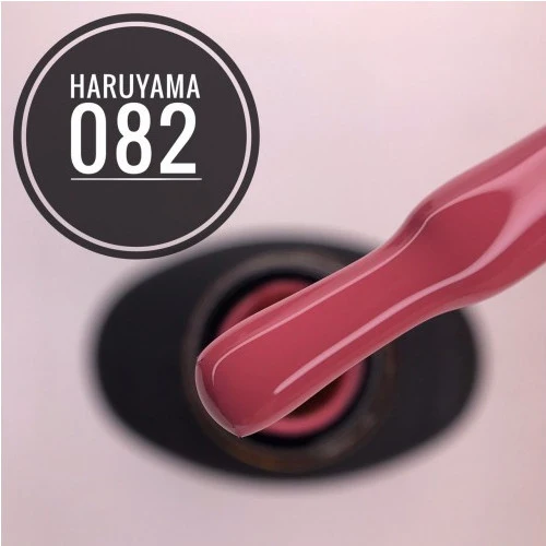 Haruyama Red gel nail polish 082