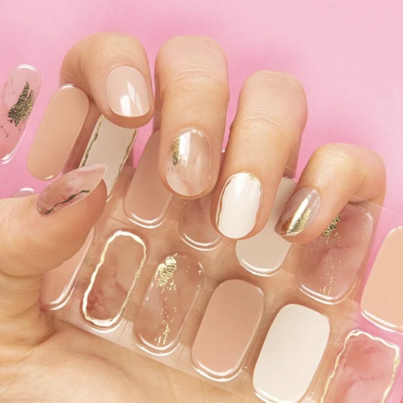 LOST MARBLES - Gel Nail Strip (Gel Wraps) MoYou London
