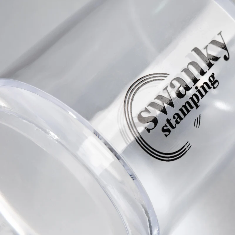 Swanky Stamping clear stamp & scraper