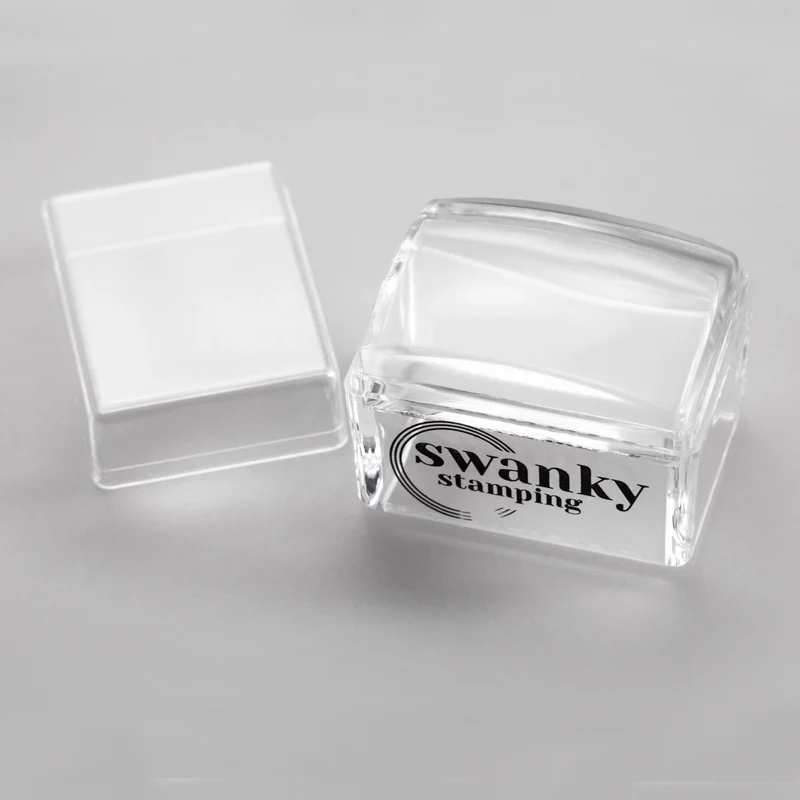 Swanky Stamping mini rectangular stamp and scraper