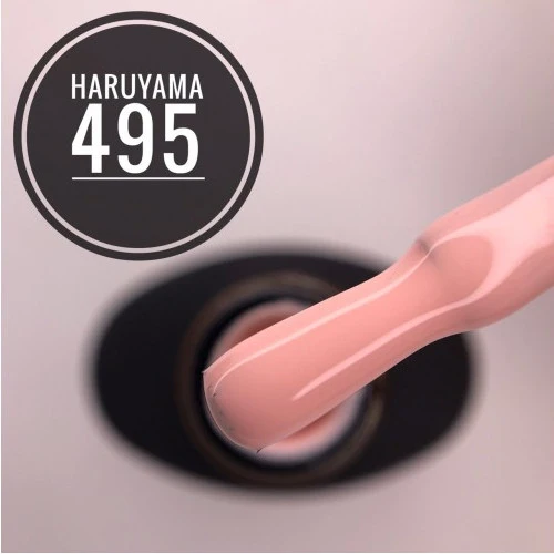 Haruyama Orange gel nail polish 495