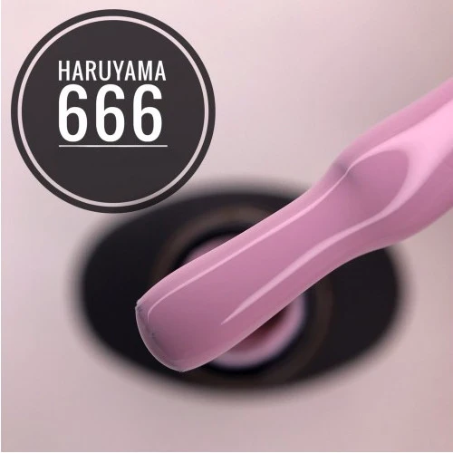 Haruyama Light Pink gel nail polish 666