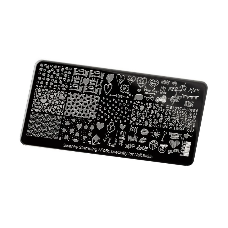 Swanky Stamping Valentines Day nail stamping plates 061