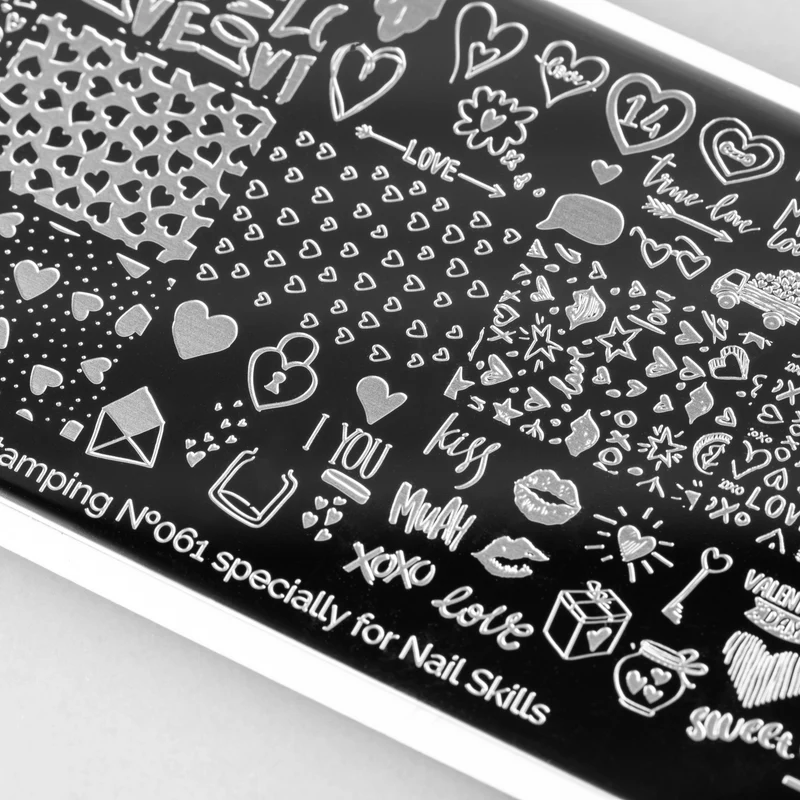 Swanky Stamping Valentines Day nail stamping plates 061