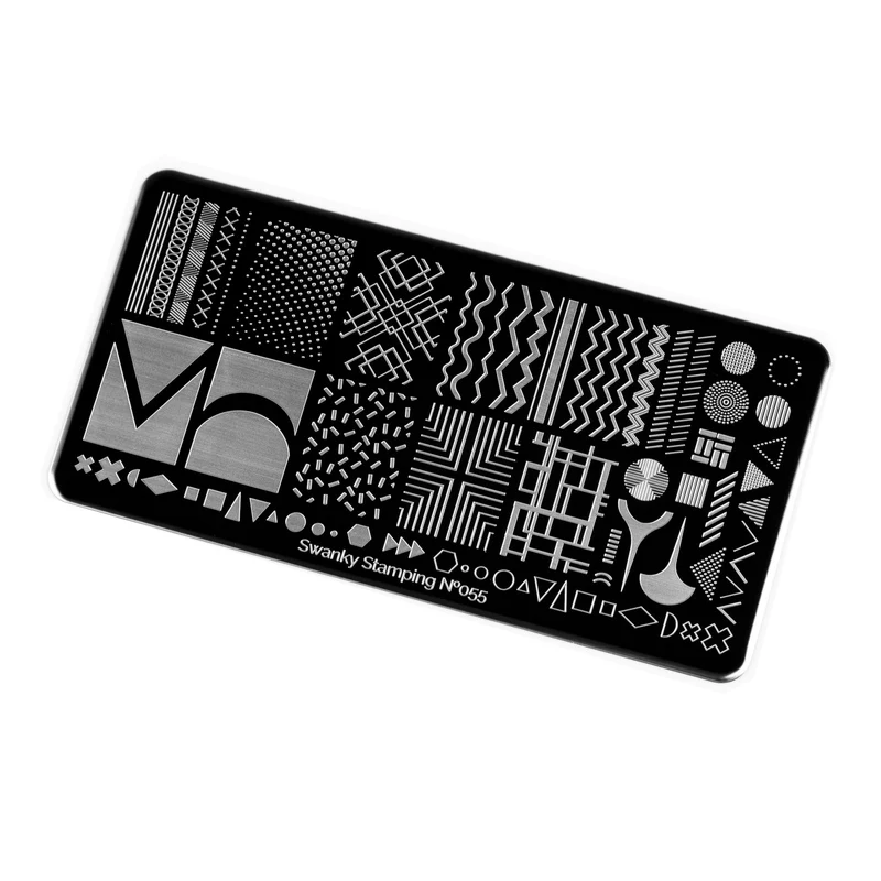Swanky Stamping pattern nail stamping plates 055