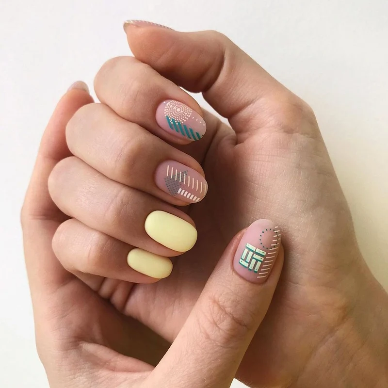 Swanky Stamping pattern nail stamping plates 055