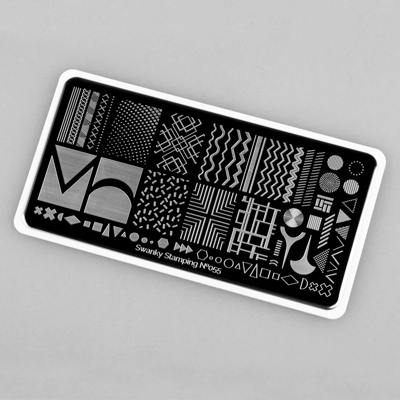 Swanky Stamping pattern nail stamping plates 055