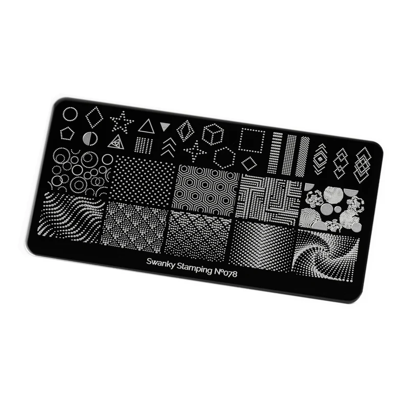 Swanky Stamping pattern nail stamping plates 078